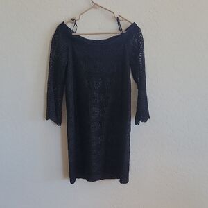 Donna Morgan Black Lace Dress